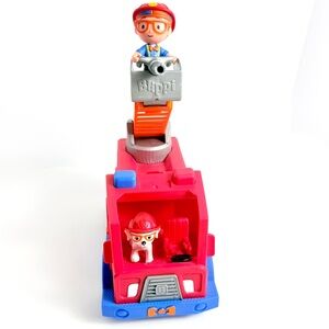 Blippi Fire Truck With Sounds And Music Rare Includes Figures Kids TV Shows